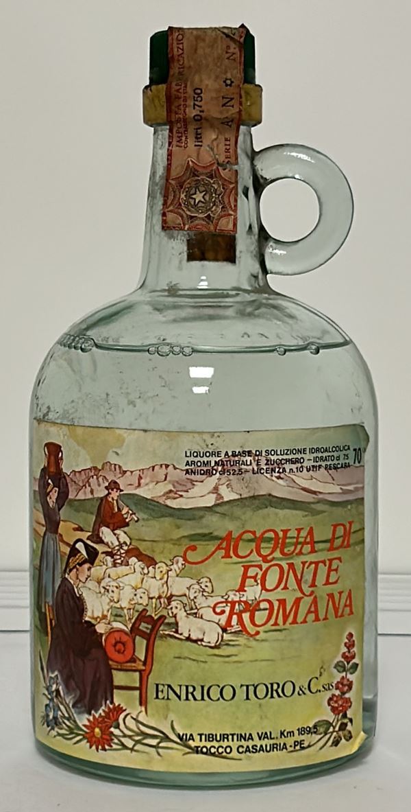 Liquore ACQUA DI FONTE ROMANA -ENRICO TORO