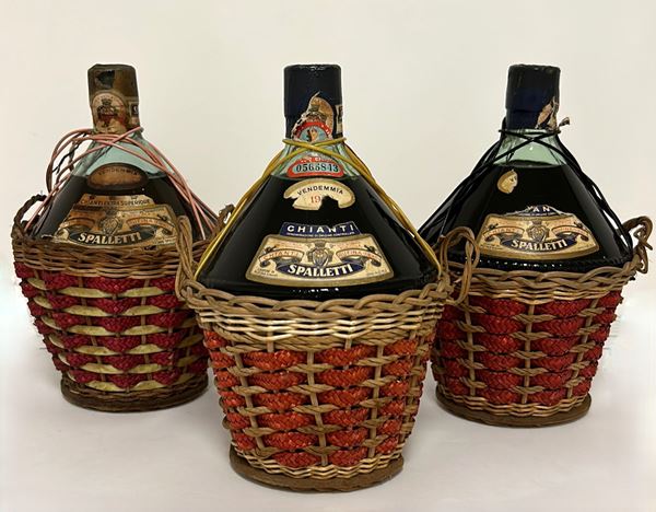 GRUPPO DI PICCOLE DAMIGGIANE CHIANTI-SPALLETTI