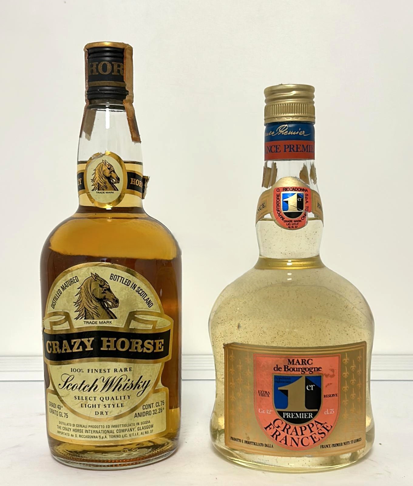 COPPIA DI CONFEZIONI DI DISTILLATI