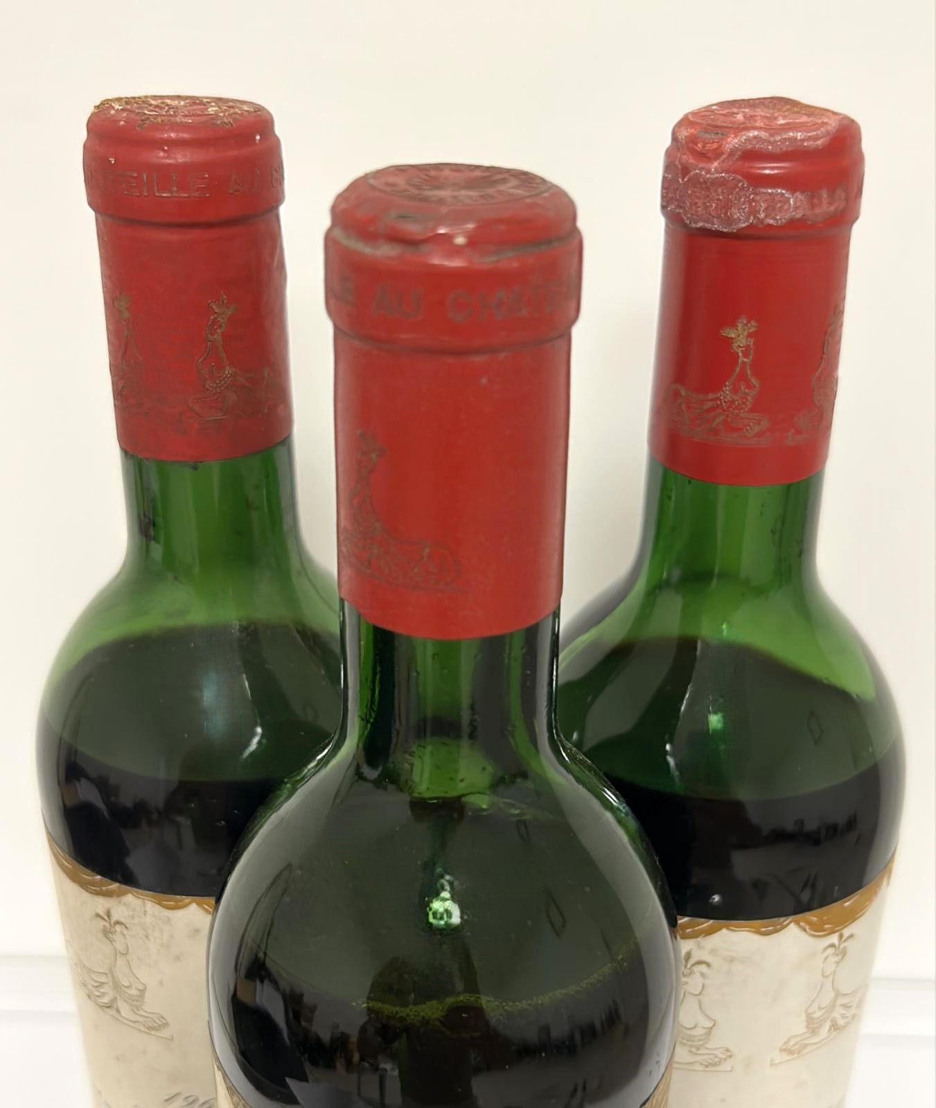 LOTTO DI 3 BOTTIGLIE DI CHATEU MOUTON BARON PHILIPPE 1964-1966