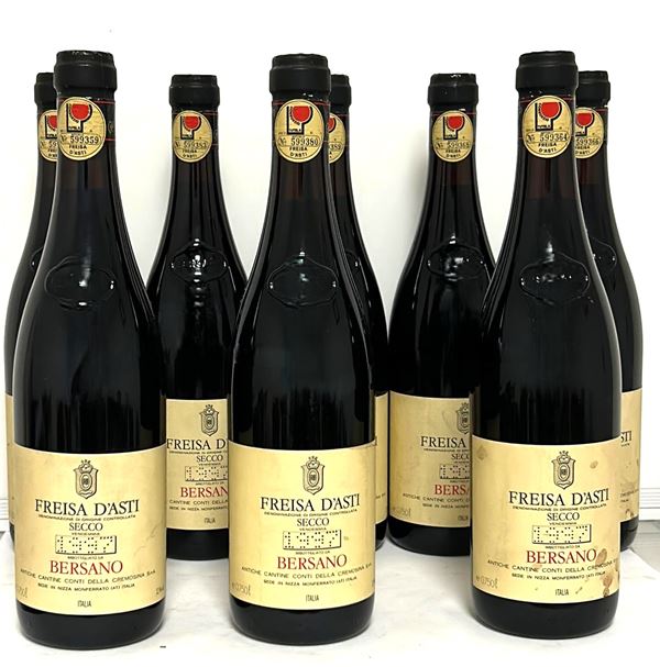 GRUPPO DI 8 BOTT. FREISA D'ASTI - BERSANO 1997