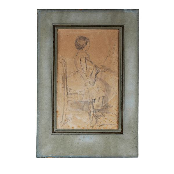 Edgar Degas - Giulia Bellelli al piano