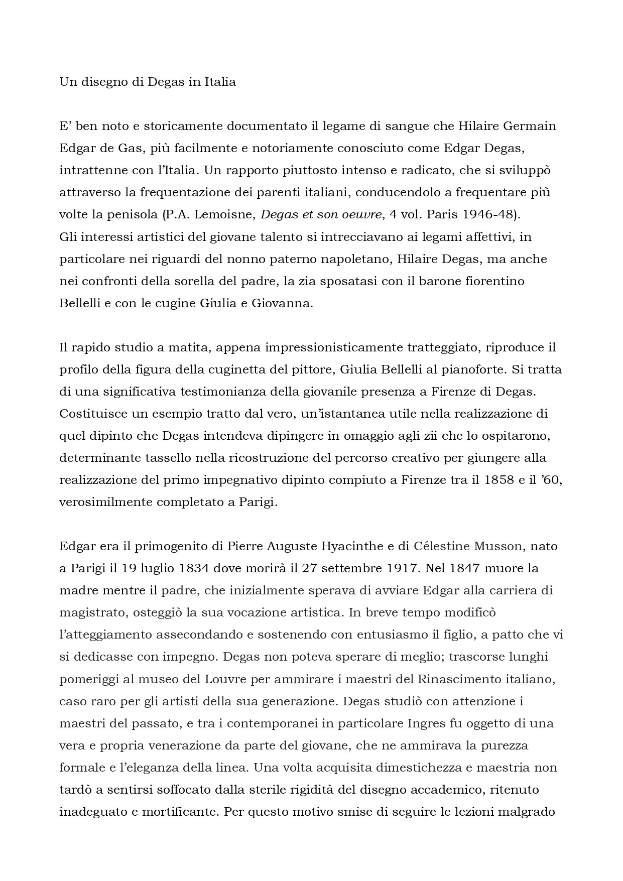 Giulia Bellelli al piano