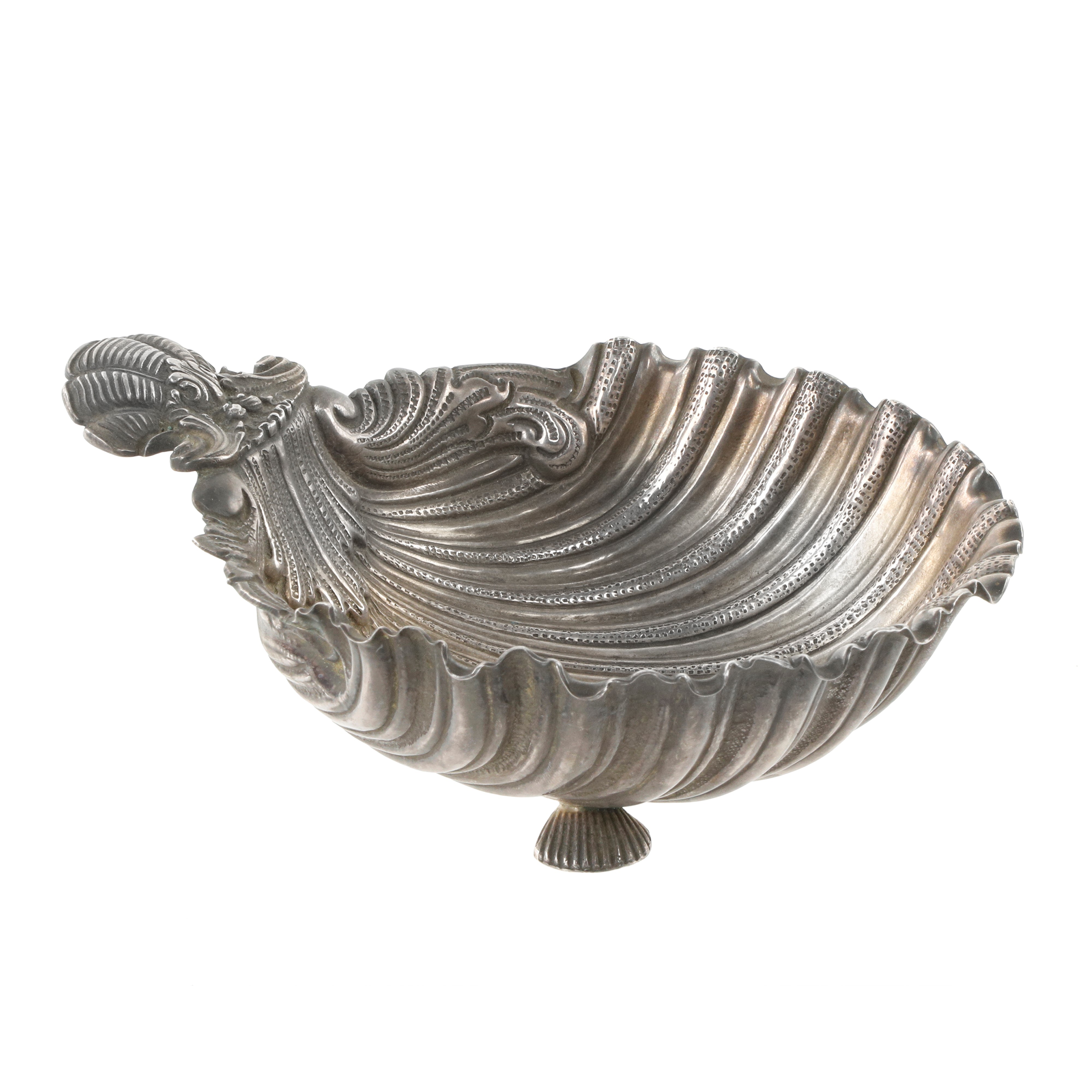 Coppa in Argento 925, forma di conchiglia