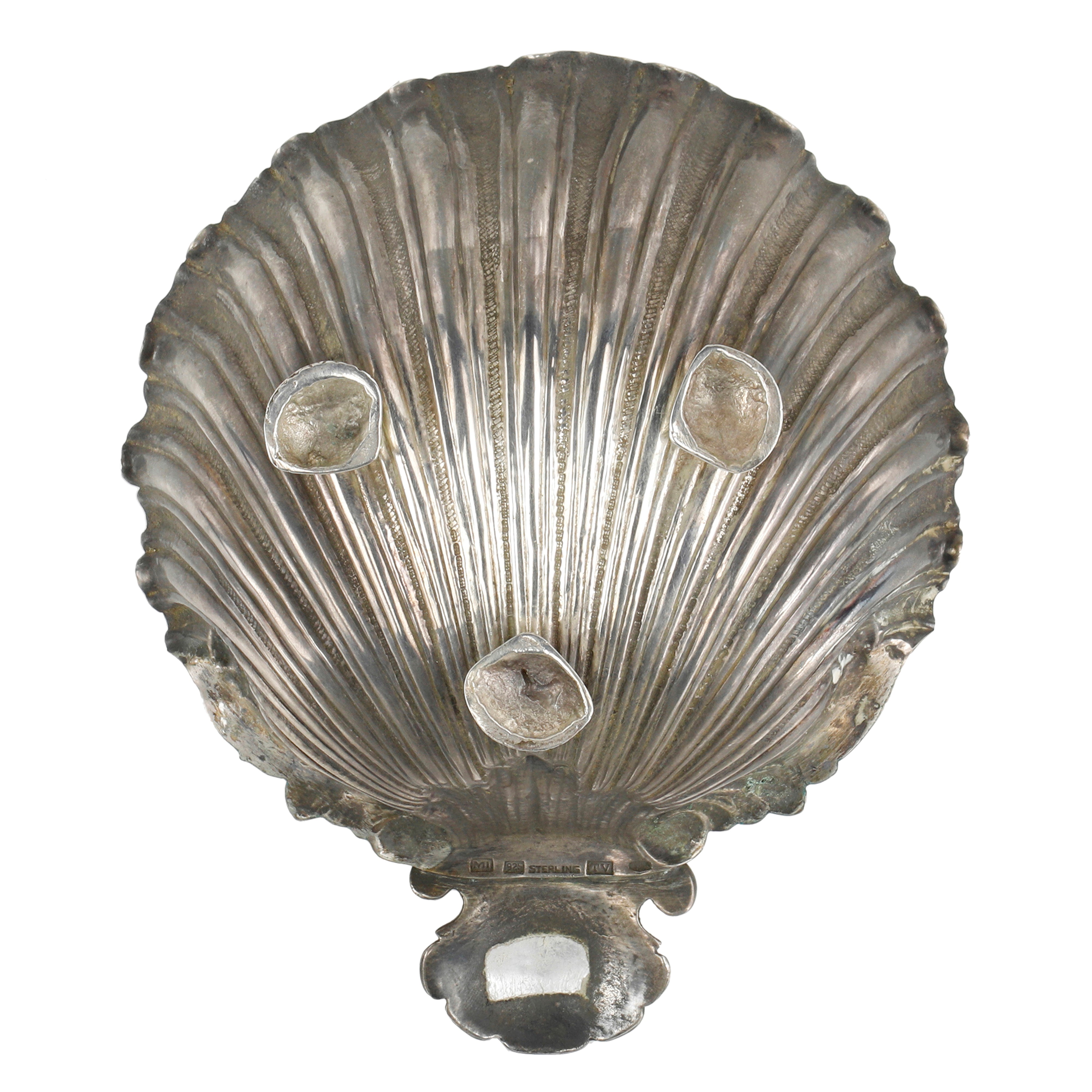 Coppa in Argento 925, forma di conchiglia