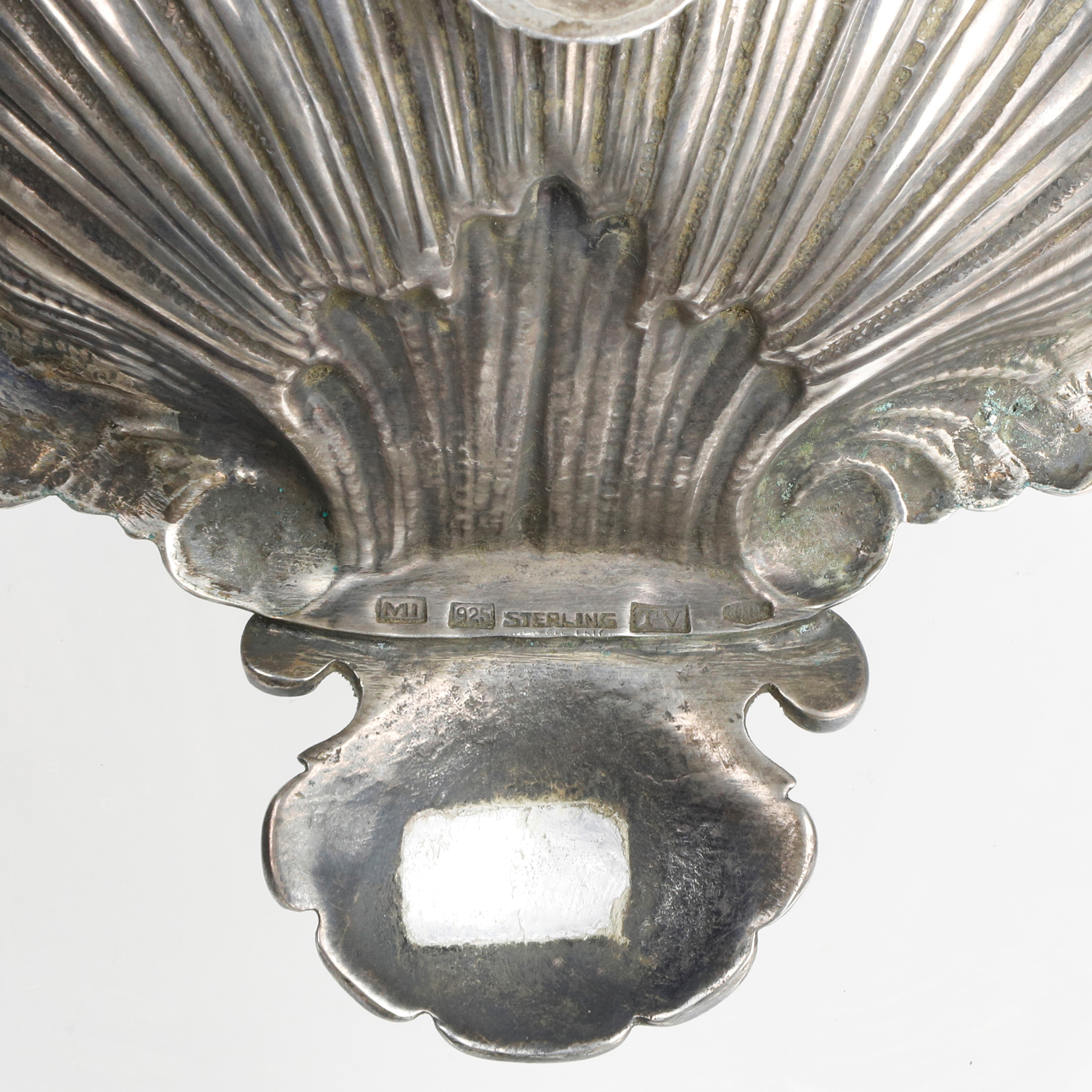 Coppa in Argento 925, forma di conchiglia