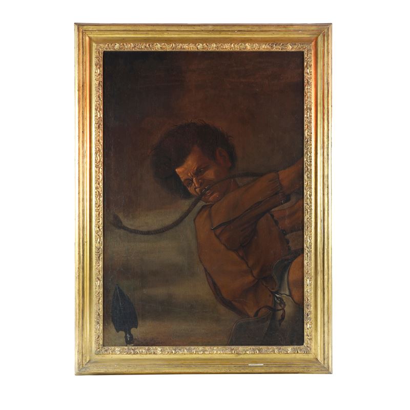 Scuola romana - Figura di sgherro