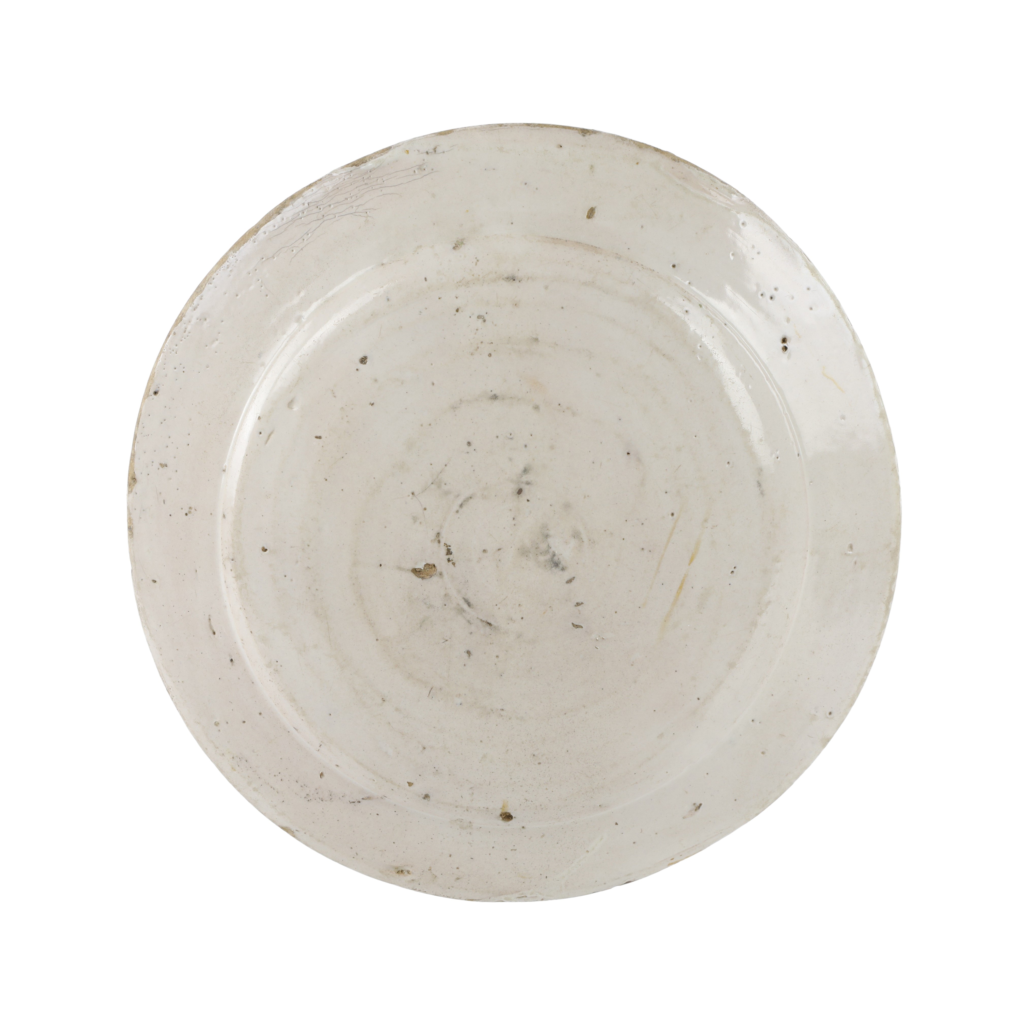 Piatto in ceramica Castelli, Fine XIX secolo