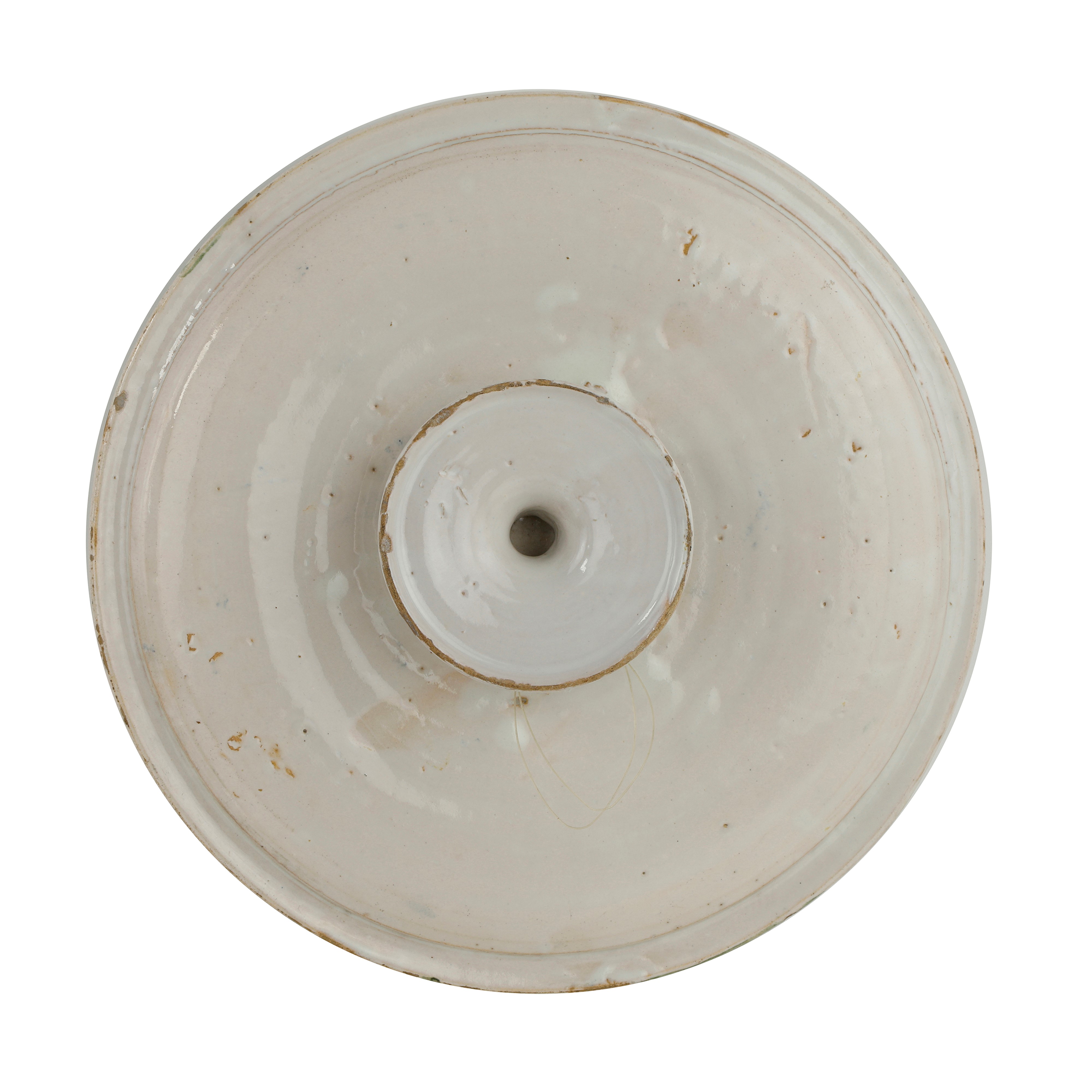 Alzata in ceramica Castelli XVII secolo