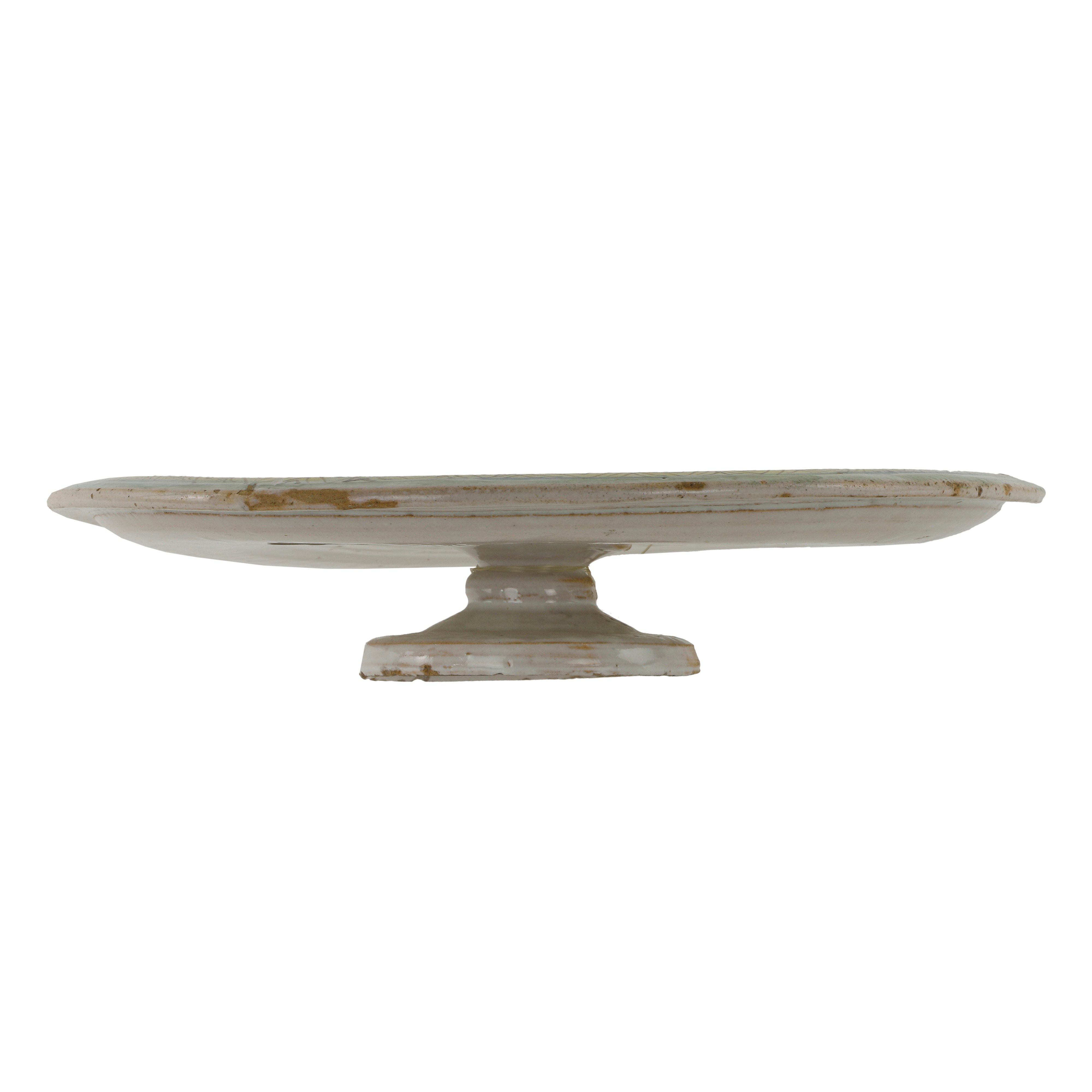 Alzata in ceramica Castelli XVII secolo