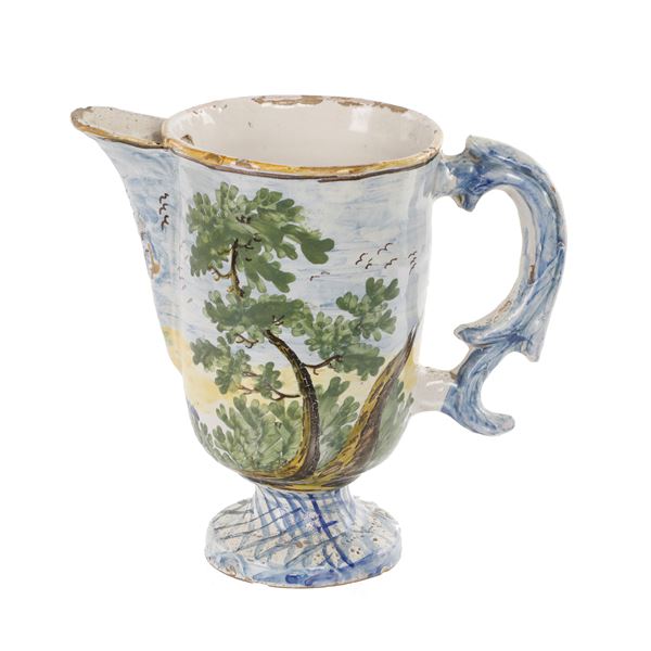 Brocca con paesaggio