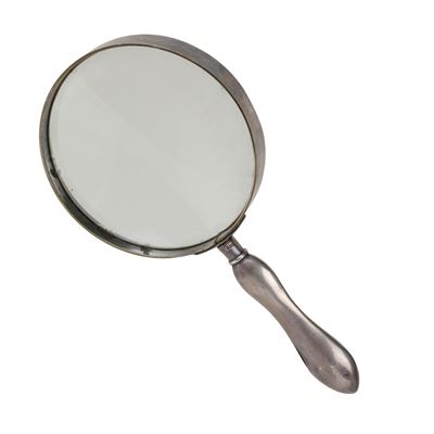 Lente d'ingrandimento Sheffield, dimensioni cm 21 x 10,5