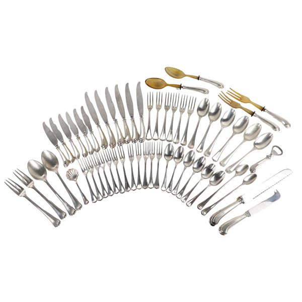 Servizio di posate in Argento da sei