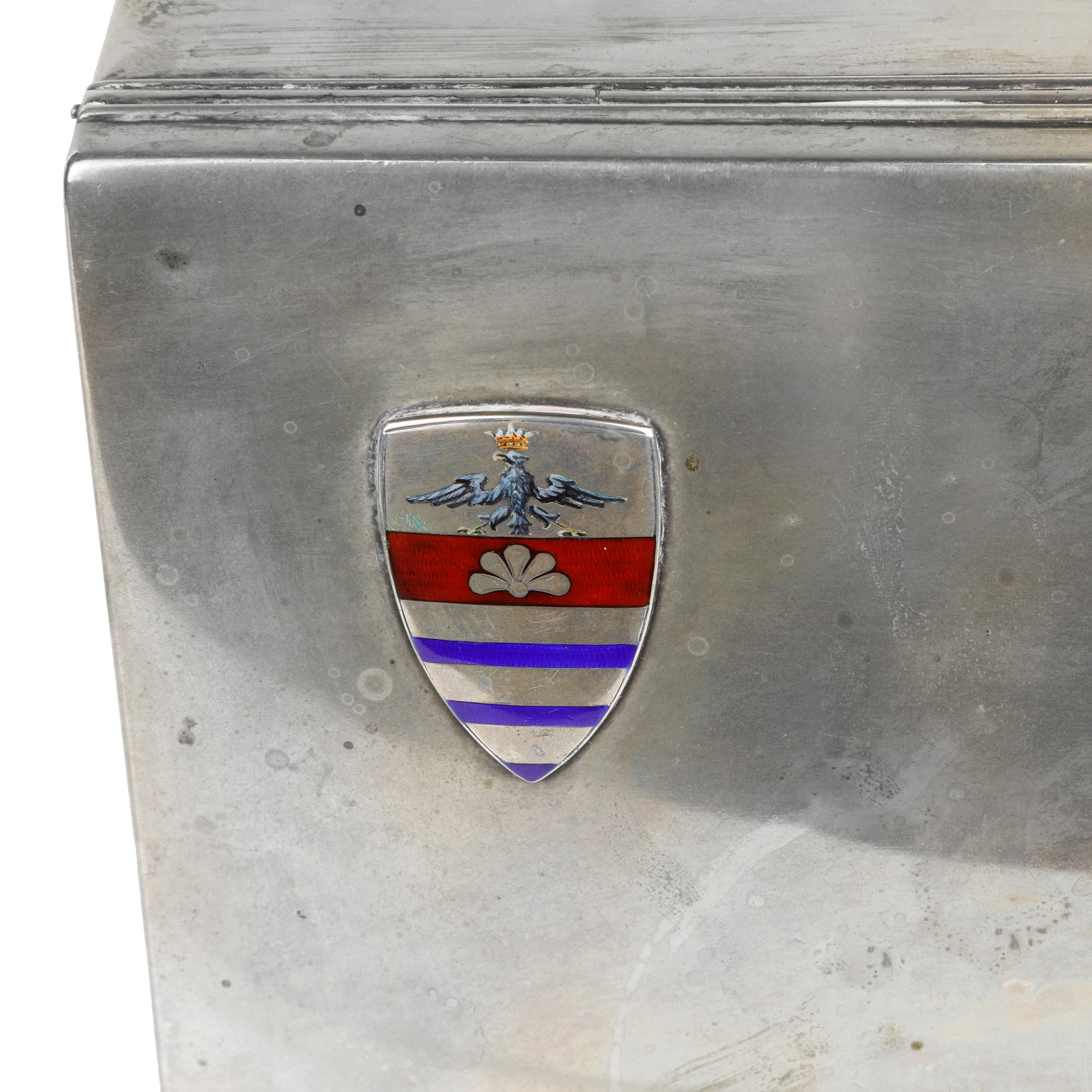 Scatola in Argento 800, Famiglia Rangoni Machiavelli, Metà XX secolo
