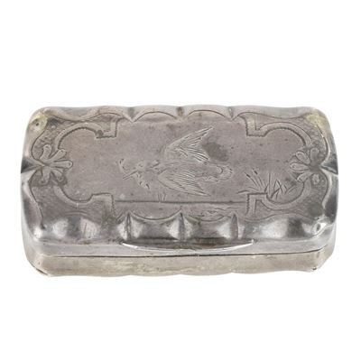 Portapillole in Argento 800, modello cofanetto