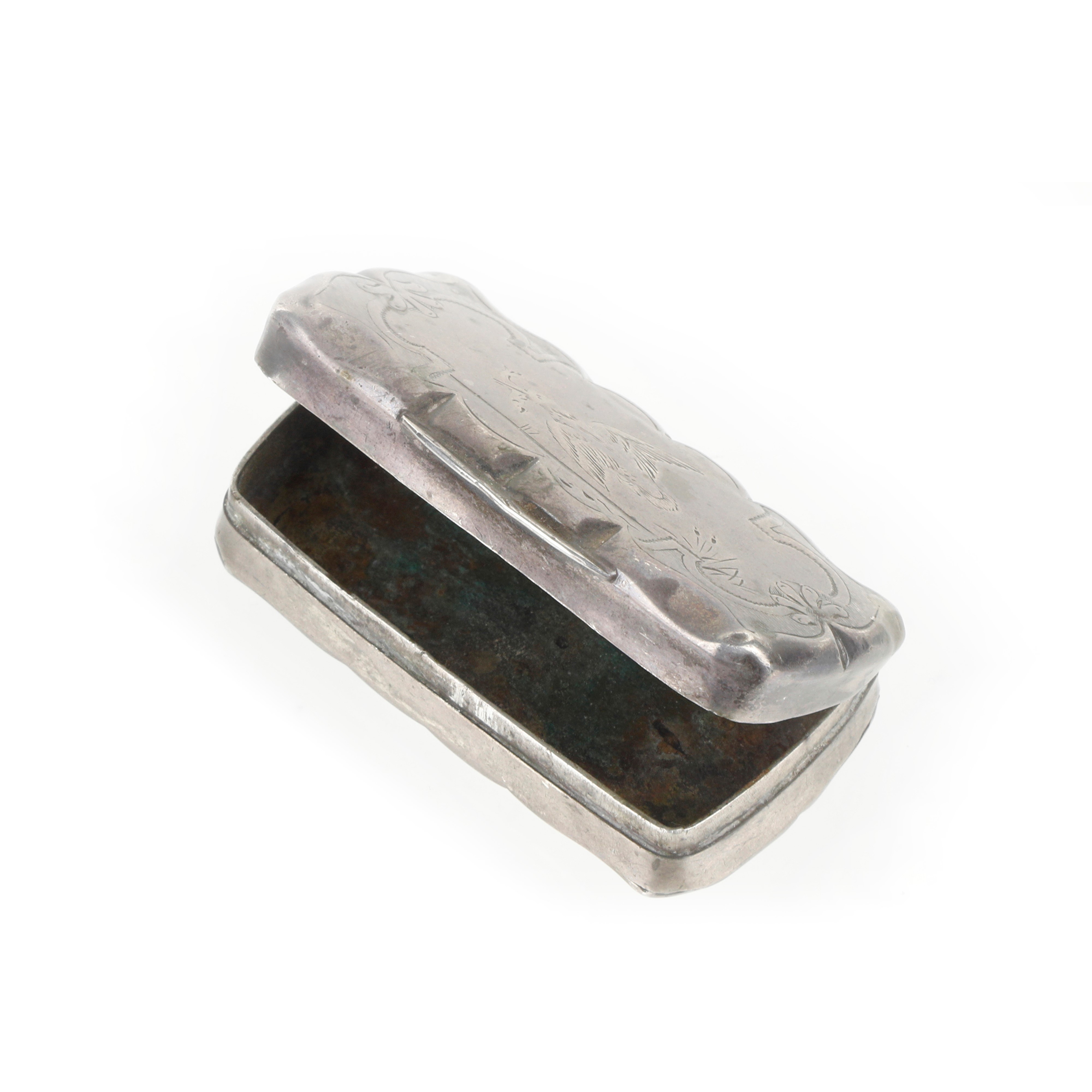 Portapillole in Argento 800, modello cofanetto