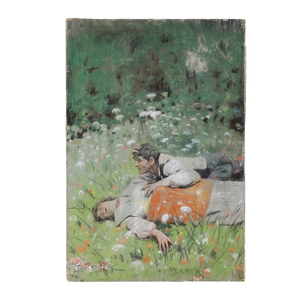 Francesco Paolo Michetti - Pastorelli innamorati