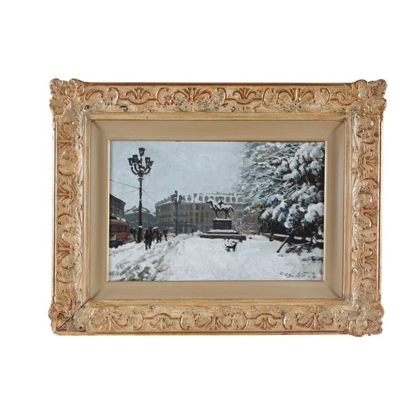 Silvio Brunetto - Piazza Castello Torino - 1981