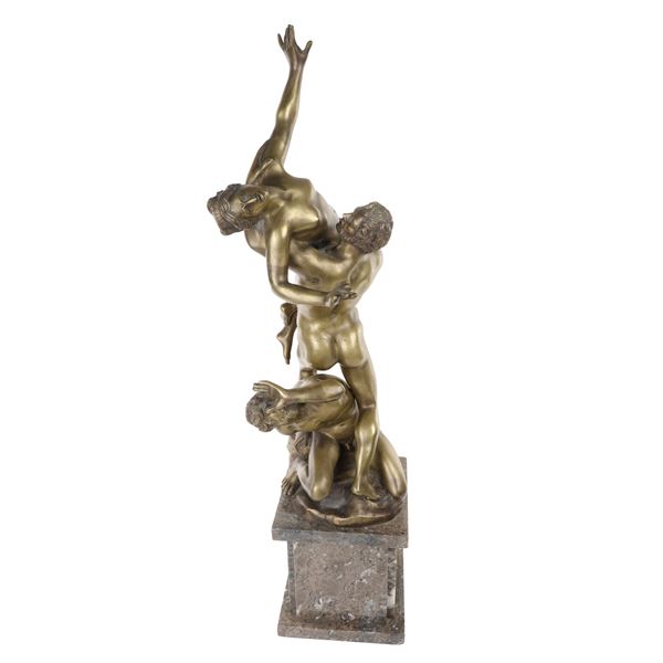 Scultura in bronzo "Ratto delle Sabine"