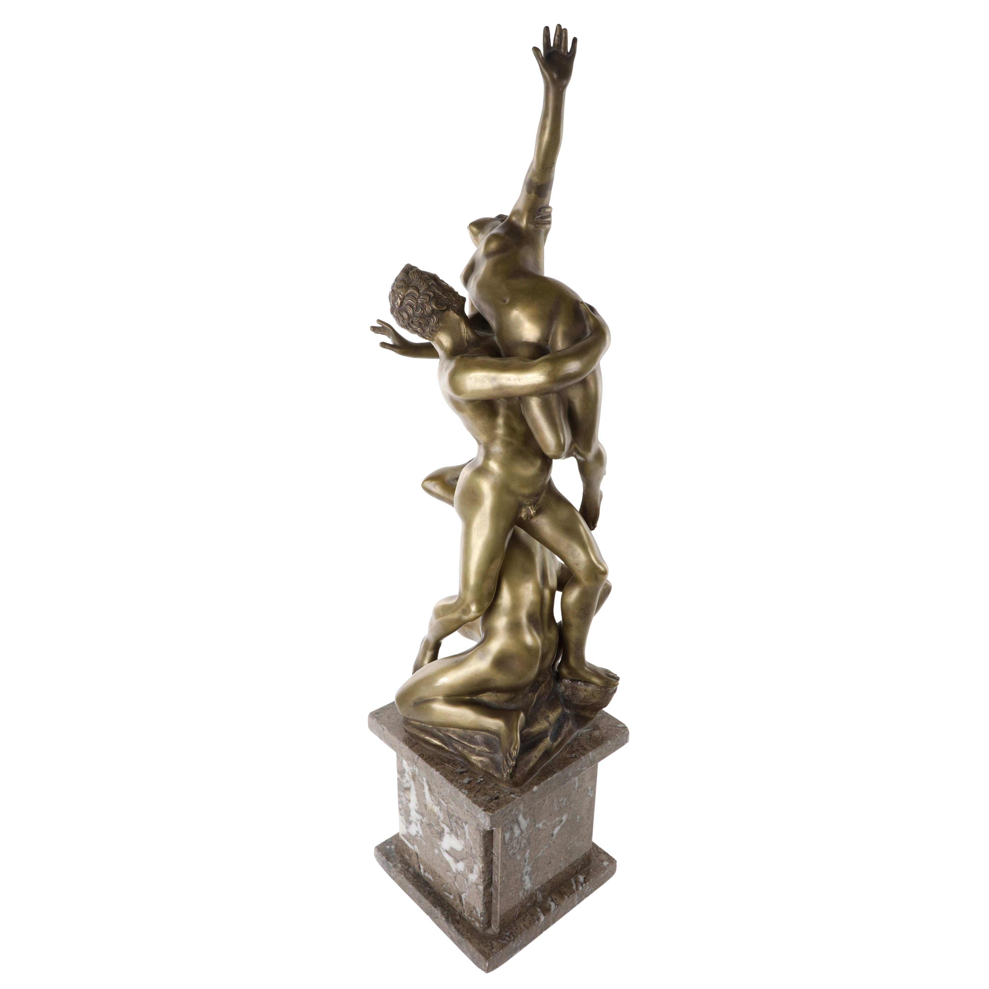 Scultura in bronzo "Ratto delle Sabine"