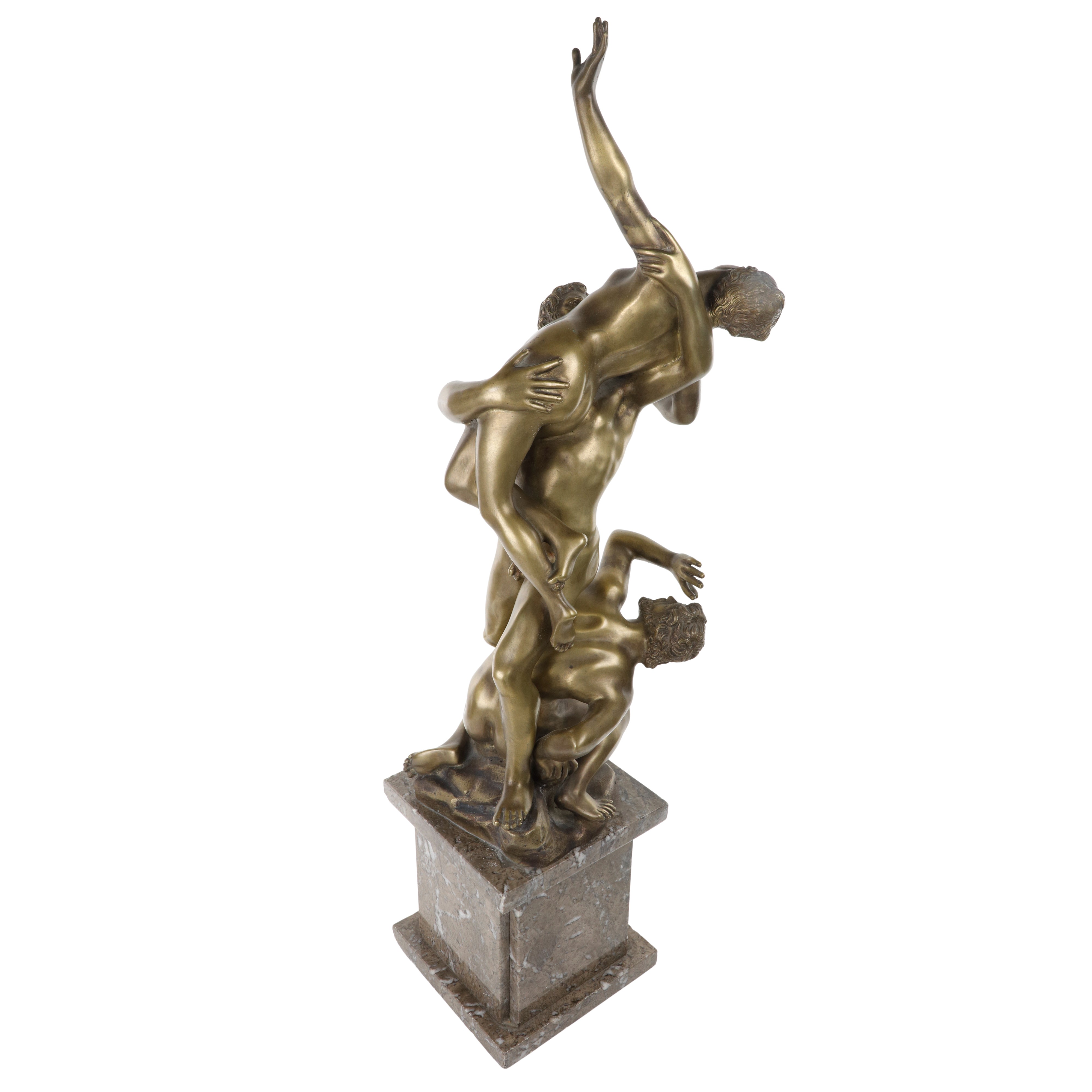 Scultura in bronzo "Ratto delle Sabine"