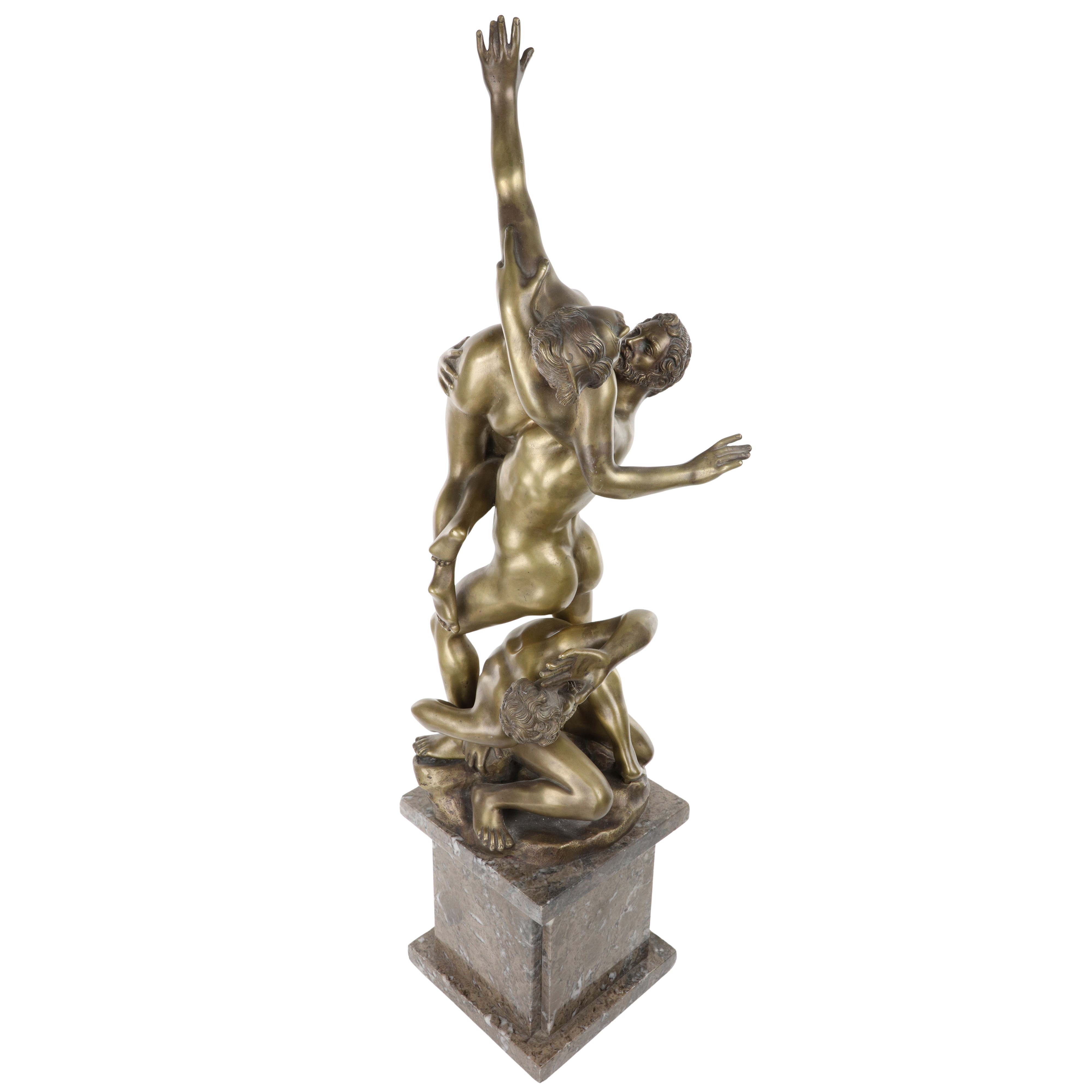 Scultura in bronzo "Ratto delle Sabine"
