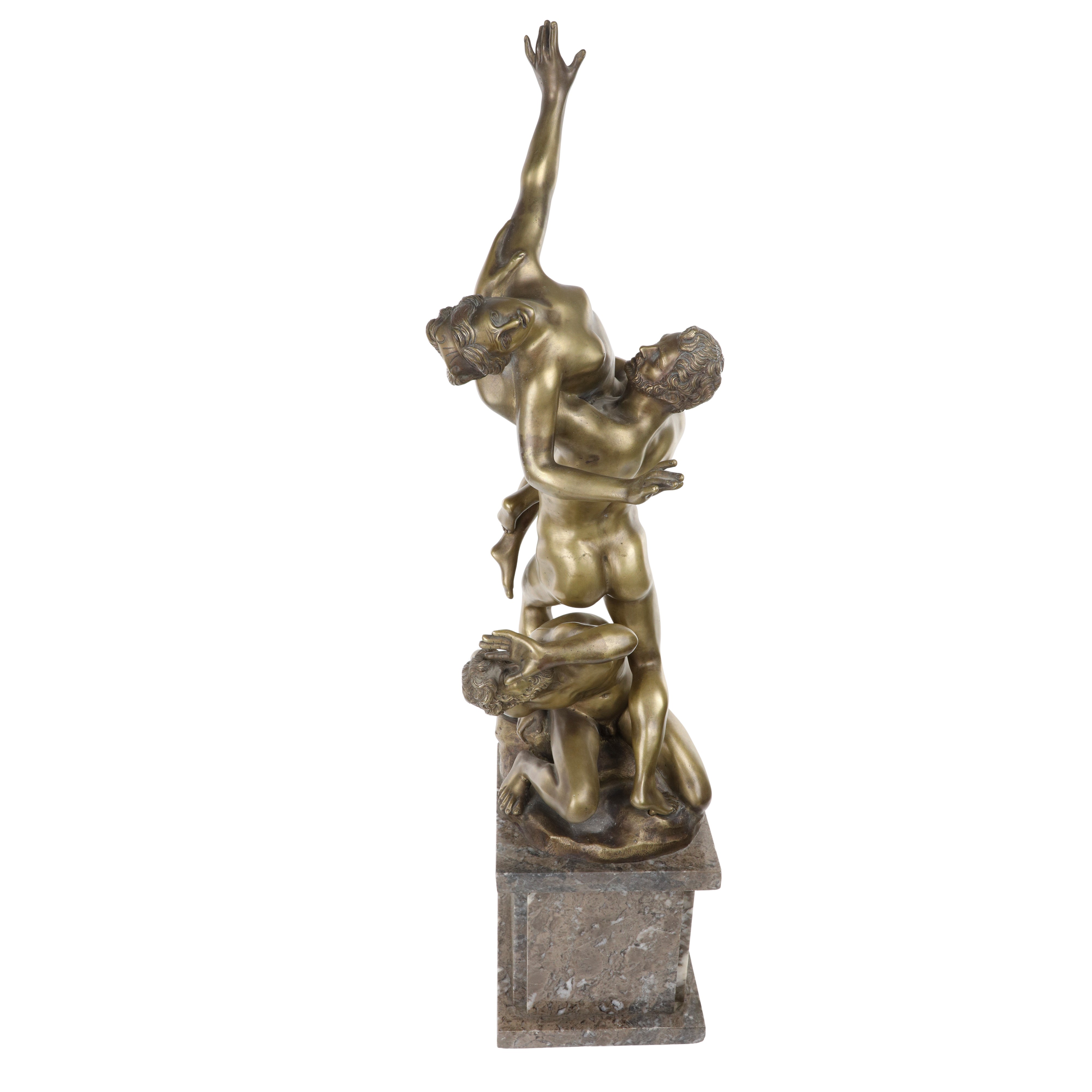 Scultura in bronzo "Ratto delle Sabine"