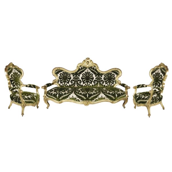 Salotto Luigi Filippo Napoli seconda metà XIX secolo