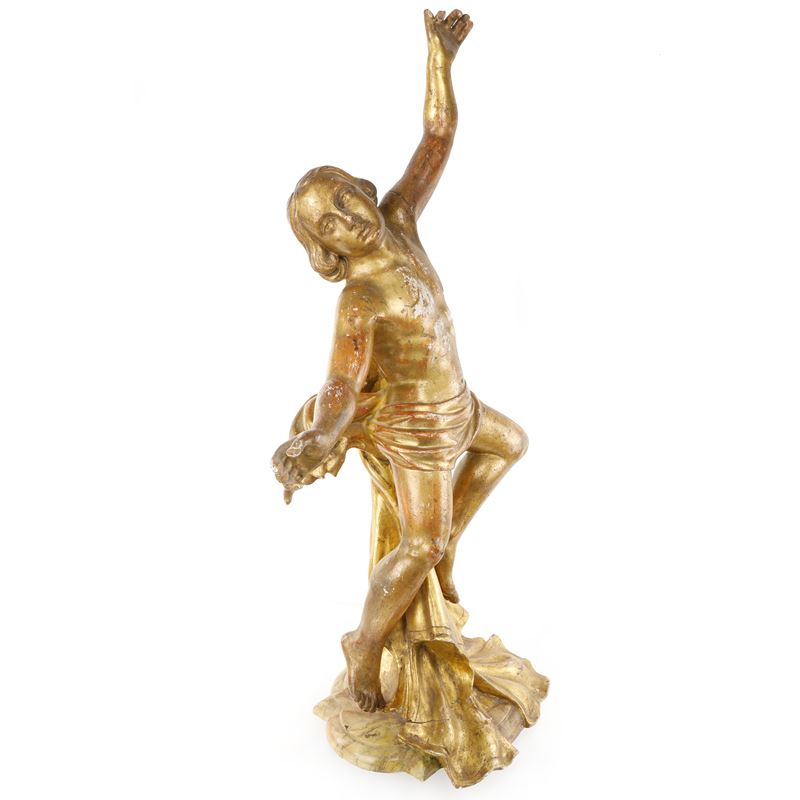 Scultura lignea dorata - Centro Italia - Fine XVII inizi XVIII secolo