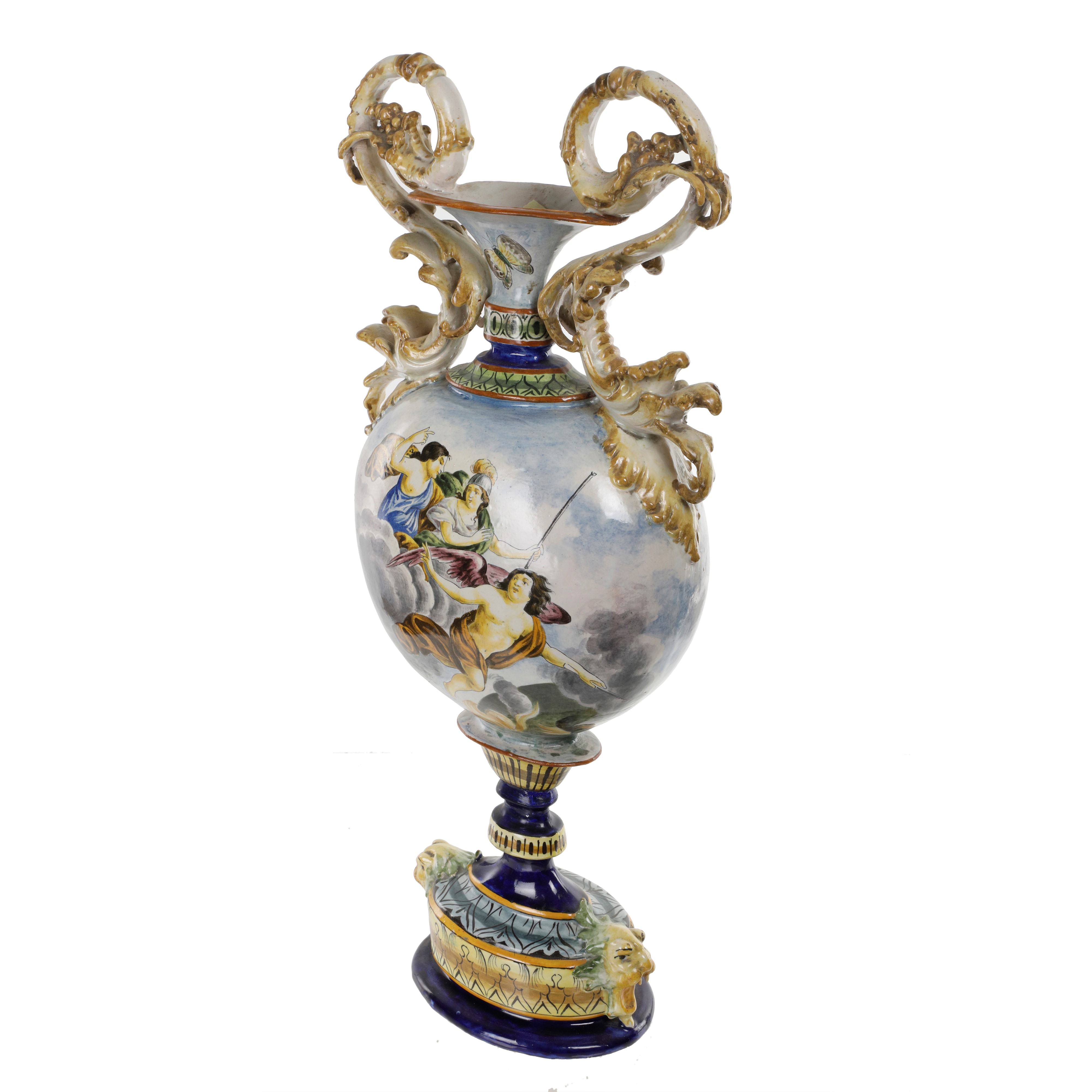 Vaso maiolica - Napoli