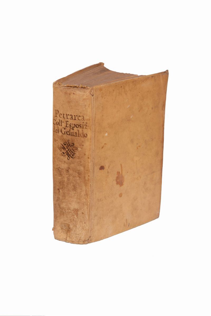 Francesco Petrarca - Il Petrarcha con la Spositione di M. Giouanni Andrea Gesualdo