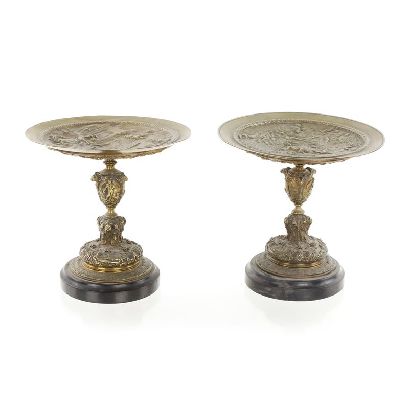 Alzate in bronzo cesellato, Fine XIX secolo