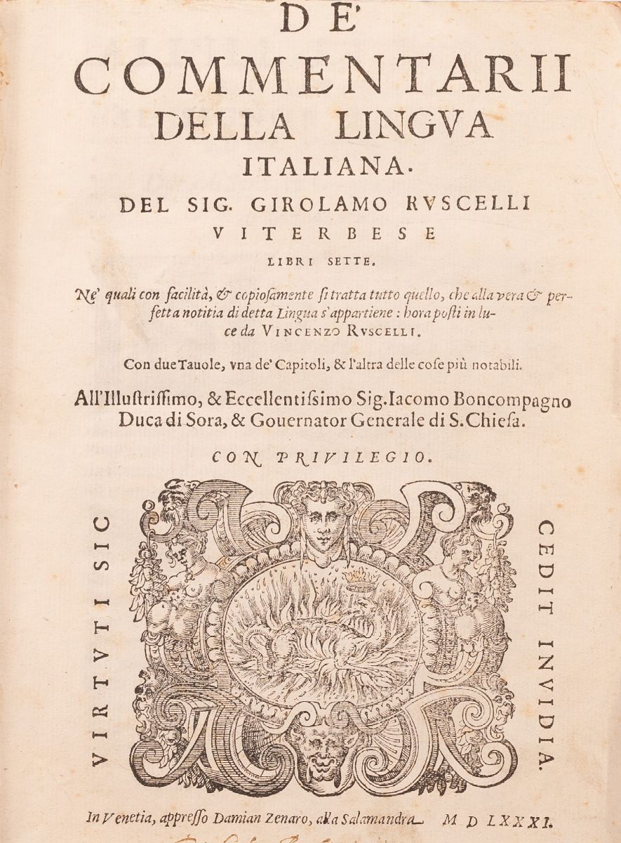 De' Commentarii della Lingua Italiana