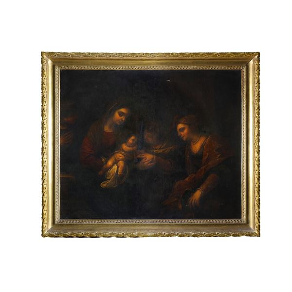 Luca  Giordano - Matrimonio mistico di Santa Caterina