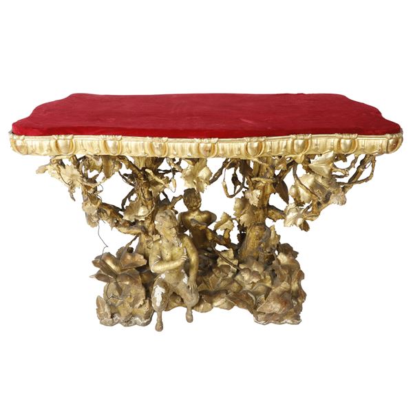 Tavolo da Centro dorato - Napoli