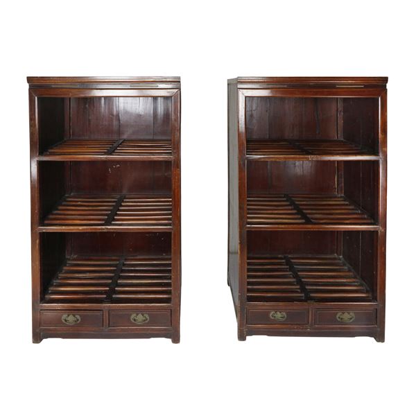 Coppia mobili Cina, fine XIX Secolo