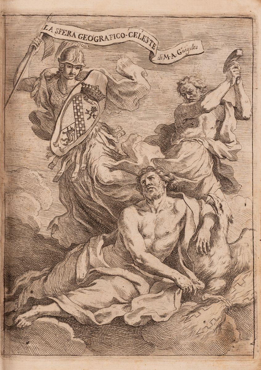La Sfera Geografico-celeste di Marc' Antonio Guigues Ecclesiastico Francese