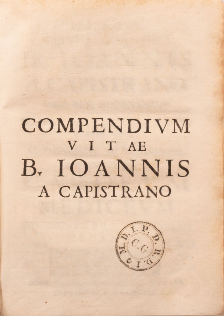 Gesta Virtutes, Et Miracula B. Ioannis a Capistrano