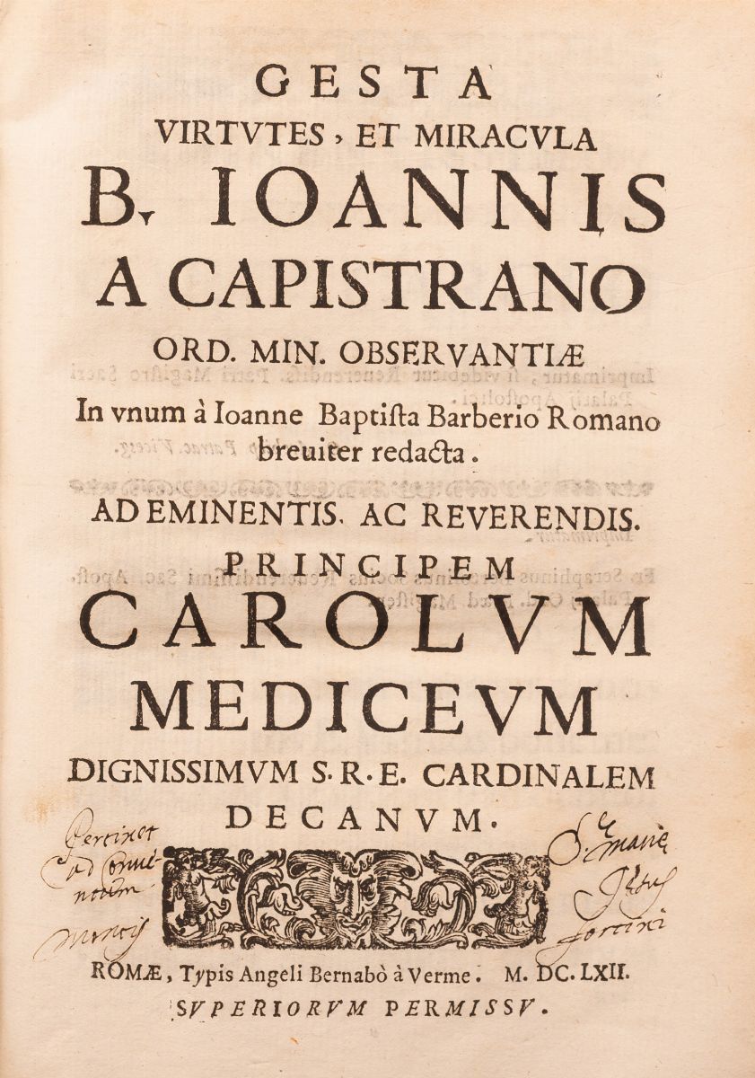 Gesta Virtutes, Et Miracula B. Ioannis a Capistrano