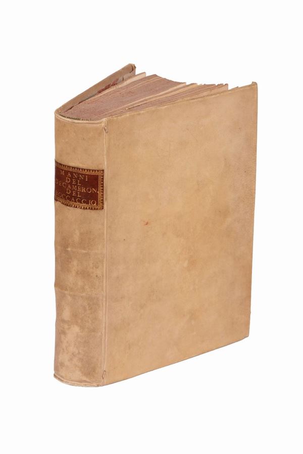 Istoria del Decamerone di Giovanni Boccaccio scritta da Domenico Maria Manni accademico fiorentino