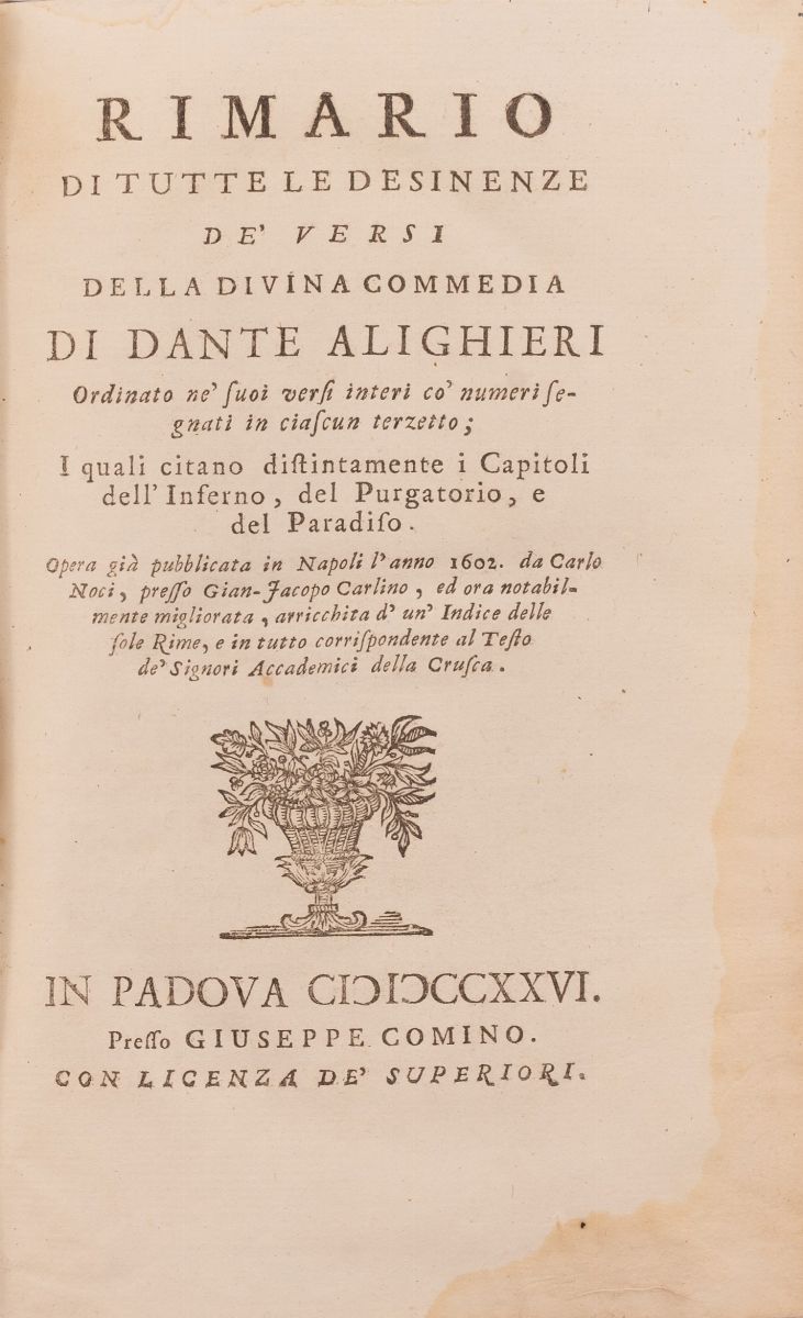 La Divina Commedia di Dante Alighieri, Già Ridotta a Miglior Lezione dagli Accademici della Crusc...
