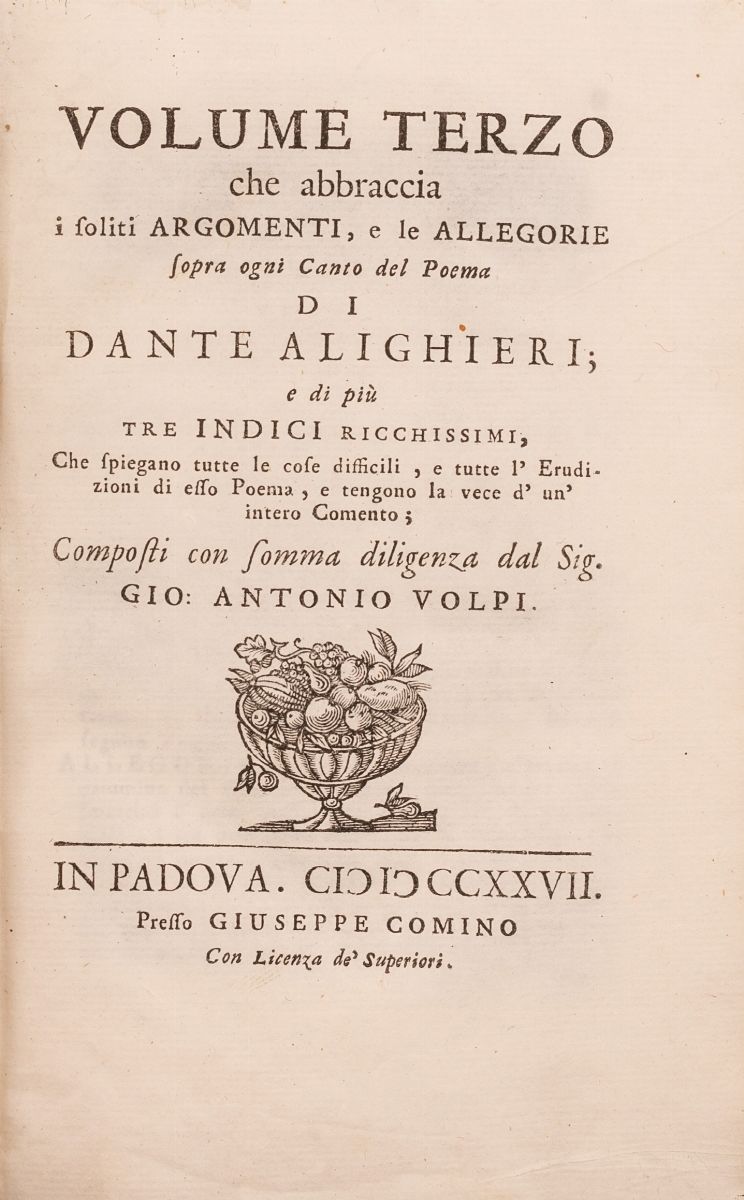 La Divina Commedia di Dante Alighieri, Già Ridotta a Miglior Lezione dagli Accademici della Crusc...