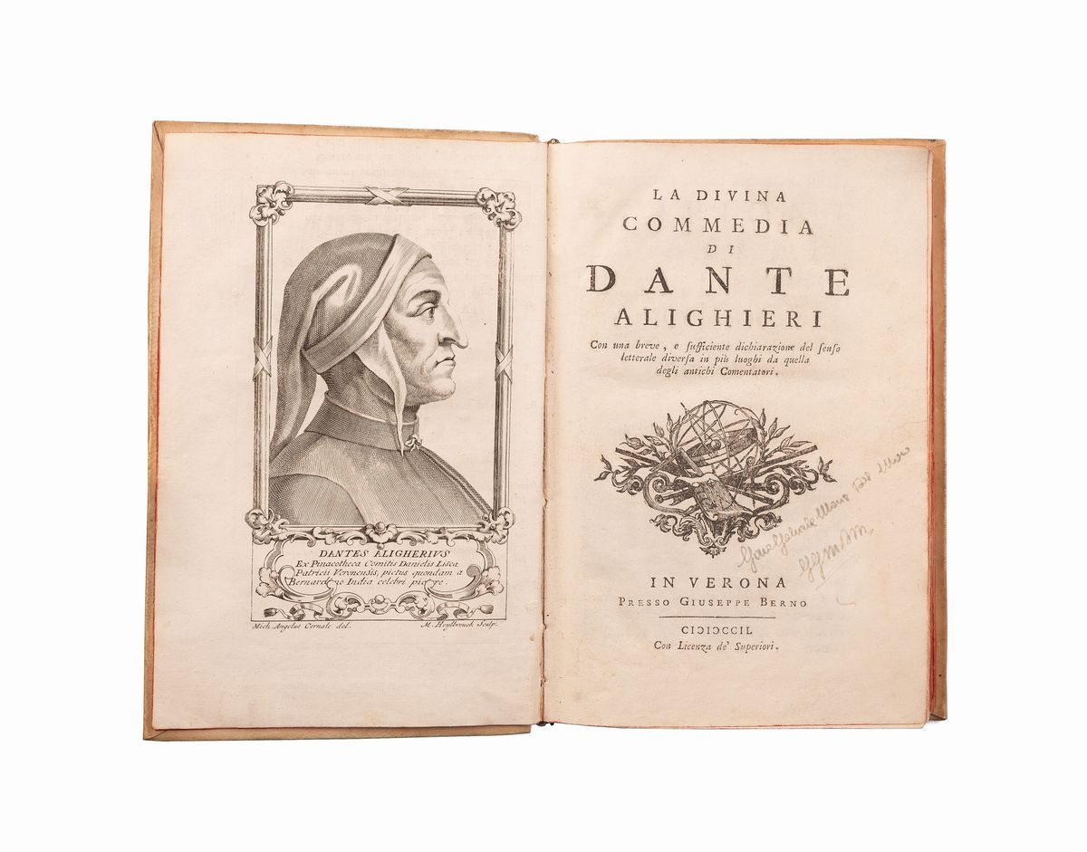 La Divina Commedia di Dante Alighieri con una Breve, e Sufficiente Dichiarazione del Senso Letter...