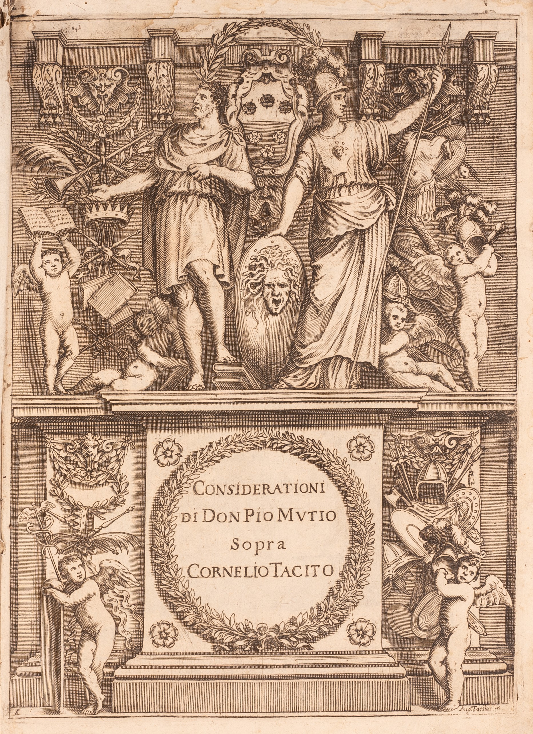 Considerazioni Sopra il Primo Libro di Cornelio Tacito di Don Pio Mutio