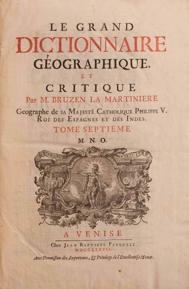 Le Grand Dictionnaire Géographique Et Critique