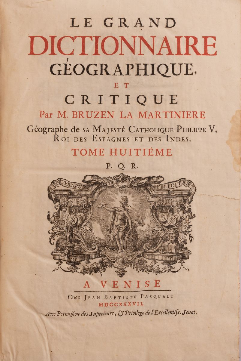 Le Grand Dictionnaire Géographique Et Critique