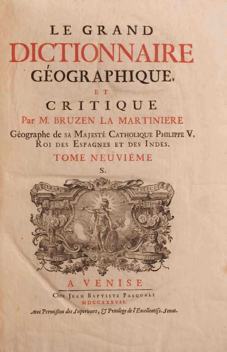 Le Grand Dictionnaire Géographique Et Critique
