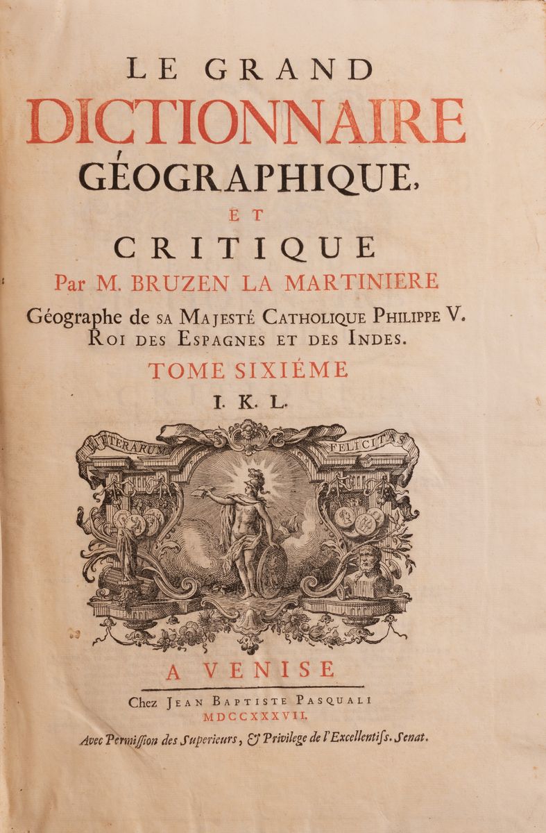 Le Grand Dictionnaire Géographique Et Critique