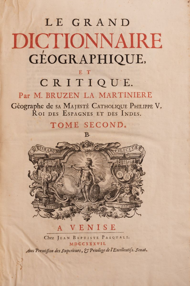 Le Grand Dictionnaire Géographique Et Critique