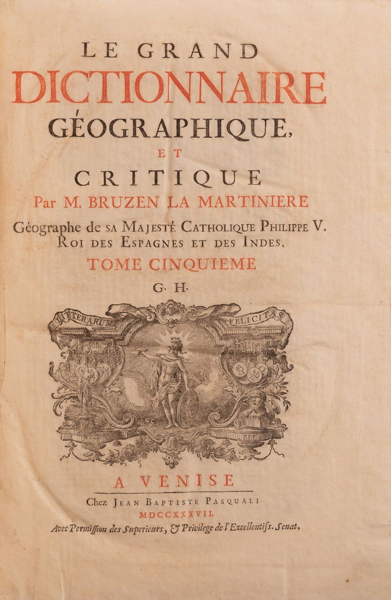 Le Grand Dictionnaire Géographique Et Critique